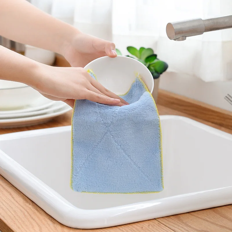 Домашнее кухонное полотенце (микрофибра) чистящая ткань для кухонного уборщика