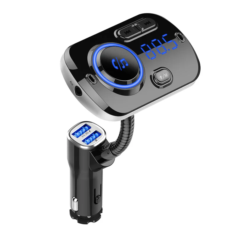 JaJaBor fm передатчик беспроводной A2DP MP3 аудио музыкальный плеер Bluetooth 5 0