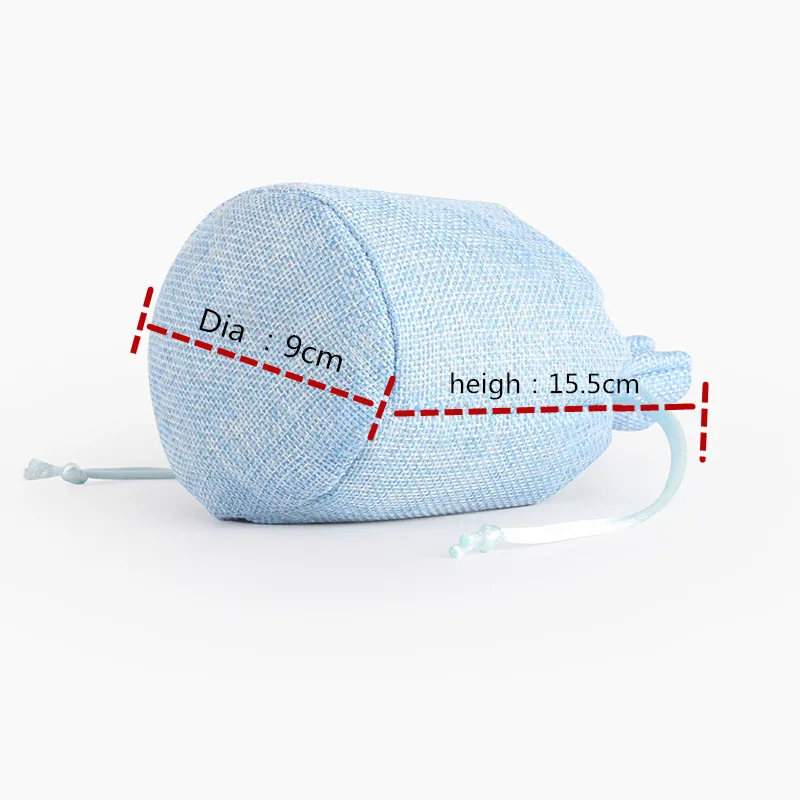 50 шт. высококачественный льняной мешочек на шнурке сумка для ювелирных изделий с