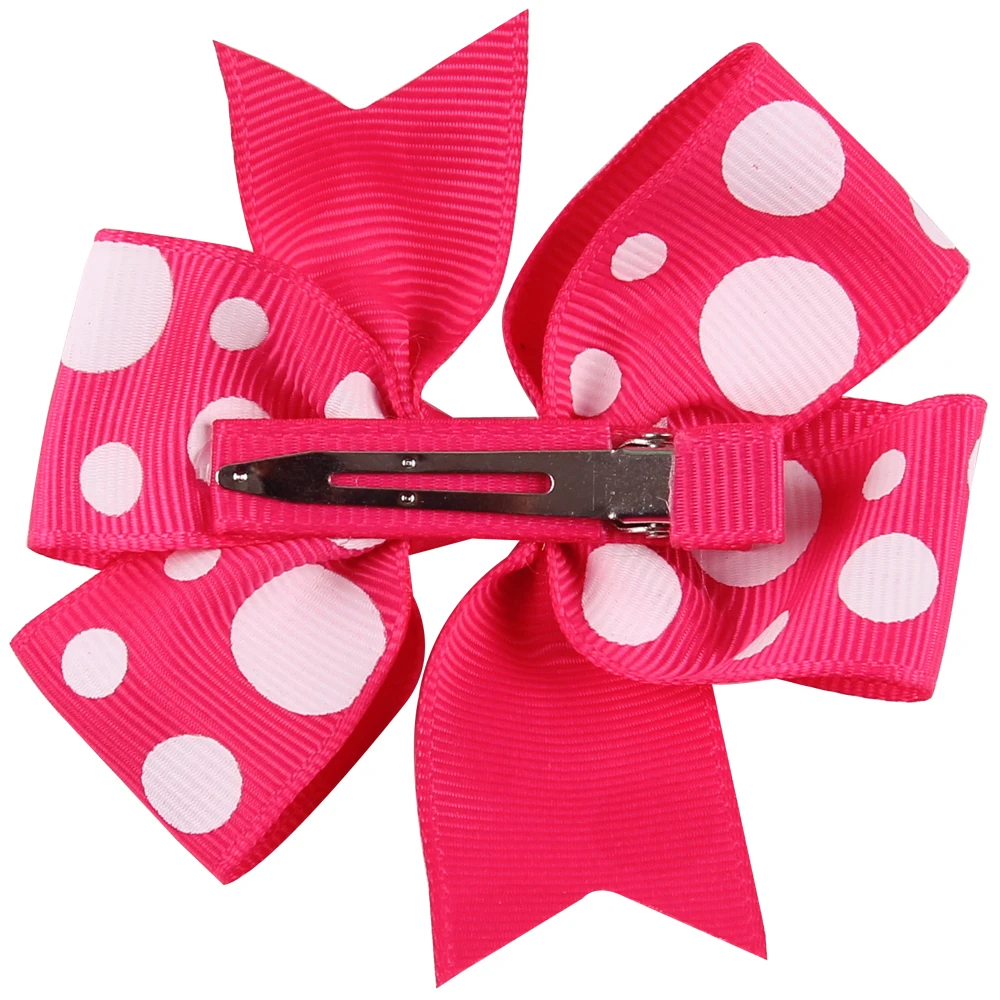 Детская заколка для волос TWDVS с узлом бантом и мультяшным цветком леопардовая