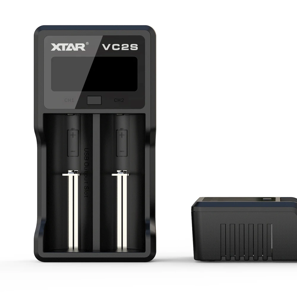 XTAR VC2 S VC2S красочный VA ЖК-экран относится к 10440/14500/14650/16340/22650/17500/26650/18350/18490/18500/18650/20700/21700