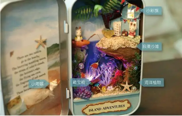 Кукольный дом сделай сам миниатюрный деревянный 3D-пазл миниатюры мебель кукла на