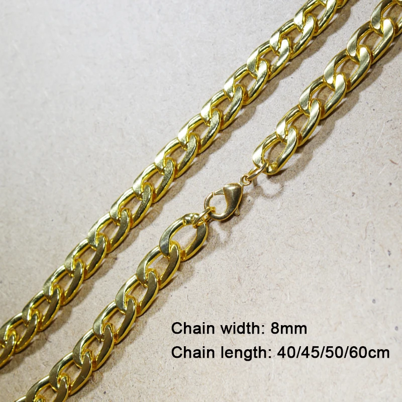 Karopel 1" /18"/2" /24" для мужчин Iced Out Настоящее золотое, кубинское, хип-хоп звено цепи колье ожерелье ювелирные изделия унисекс