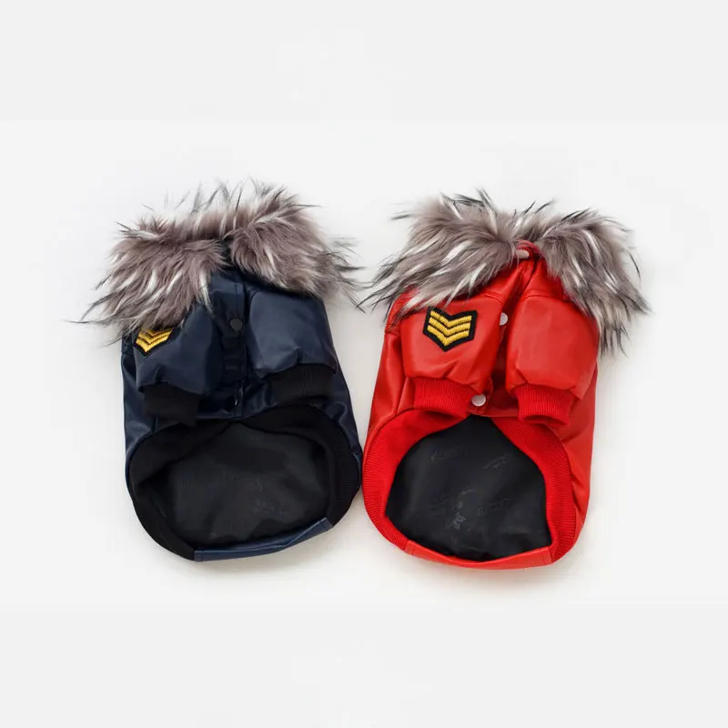 Однотонные красные синие теплые осень/зима прекрасный письмо щенок куртка