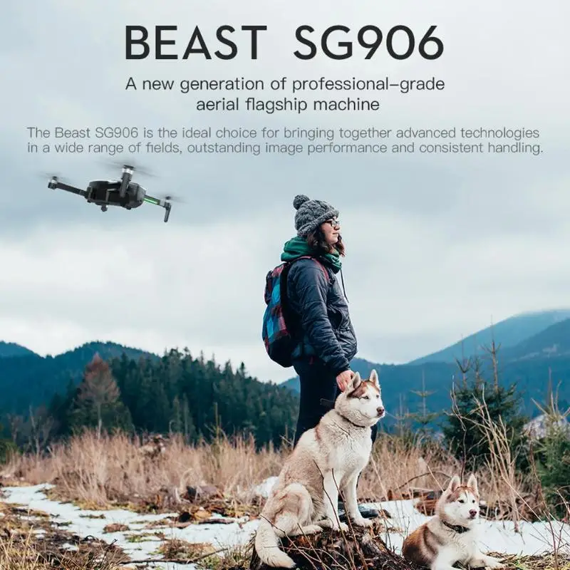 SG906 Drone GPS WIFI FPV Optical Flow 1080P Camera Auto Return Quadcopter