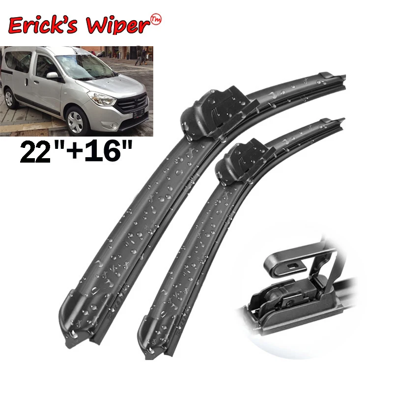 Щетки стеклоочистителя Erick's для Dacia Renault Dokker 2012 2013 2014 2015 2016 лобовое стекло