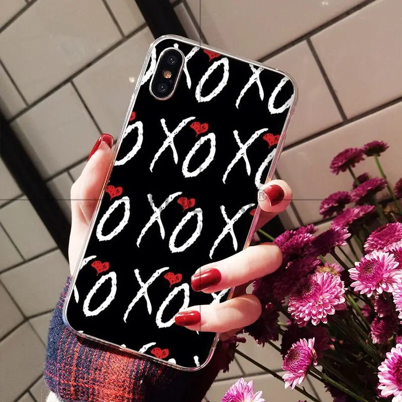 Мягкий силиконовый чехол для телефона Ruicaica The Weeknd xo Apple iPhone 8 7 6 6S Plus X XS MAX 5 5S SE XR |