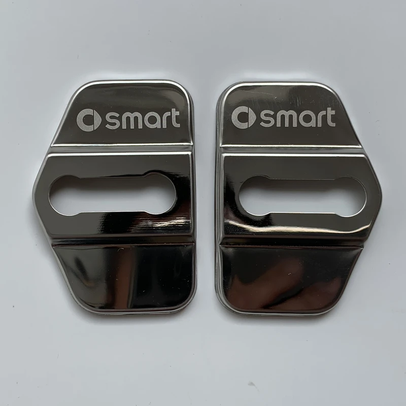 2 шт. крышка дверного замка из нержавеющей стали для 1998-2007 Smart 450Fortwo декоративная