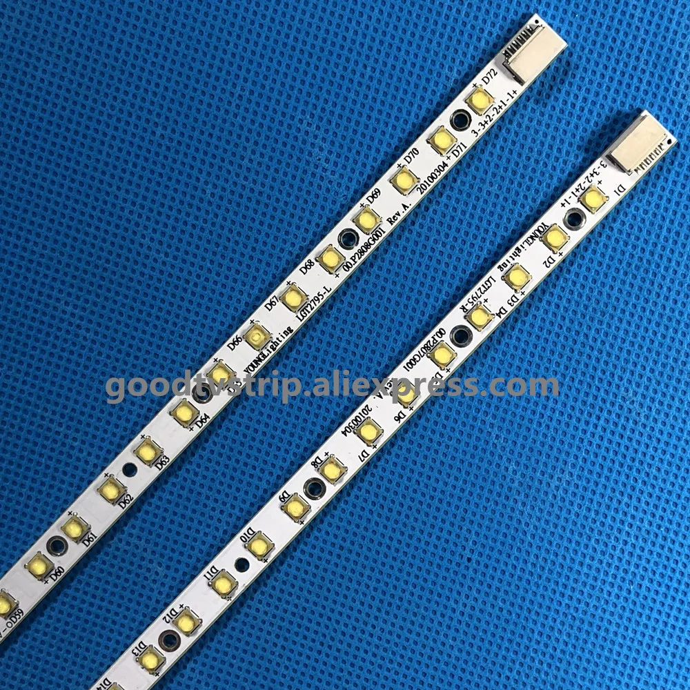 

5set=10 PCS*36LED 310mm LED backlight strip For LM270WQ1 SD C2 M270WQ1 SDA2 LGT2781 LGT2795 R L A1419 MD095 ME088