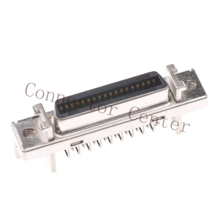 Коннектор MDR SCSI шаг 1 27 36 контактов прямой угол 90 градусов совместим с 3M 10236 52A2|connector