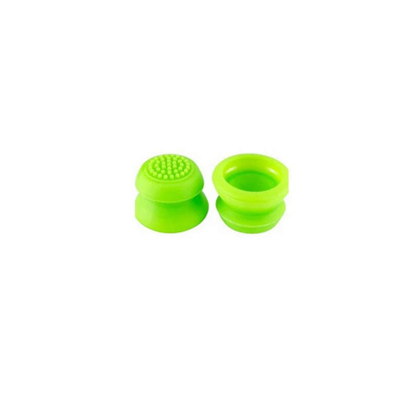 Green 2 шт Силиконовые аналоговые рукоятки Thumbstick Extra Cover High enhancations Thumb Sticks для Dualshock 4 PS4 Pro Slim контроллер - Цвет: Green