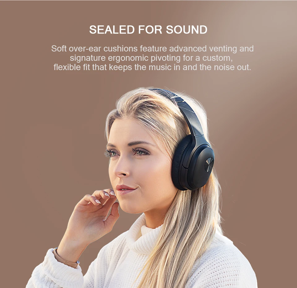 Cowin SE7 активные беспроводные bluetooth-наушники с шумоподавлением складные Накладные наушники портативная гарнитура для телефонов Музыка apt-x