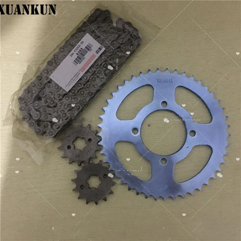 Размер рукава XUANKUN 125 JYM125 YBR125 зубная пластина с большой цепочкой|chain|chain largechain plate |