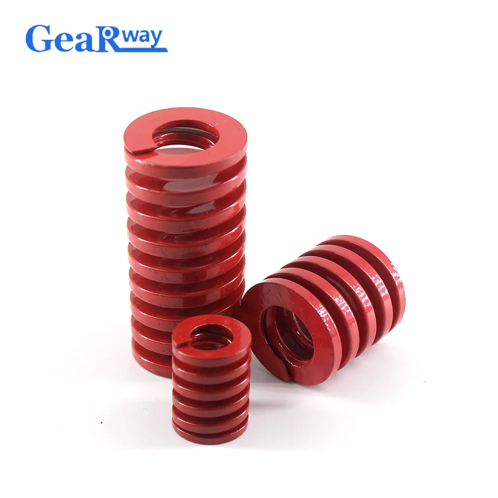 Красная компрессионная пружина Gearway средней нагрузки трубчатая секция пресс