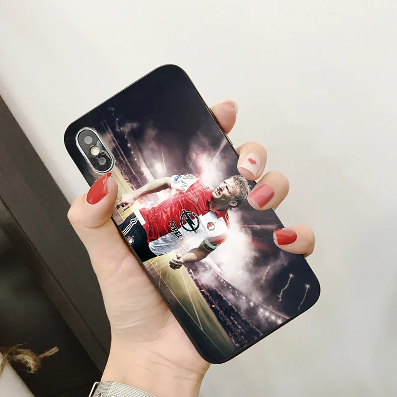Yinuoda Feyen Rotterd FC чехол для телефона Robin Van Perisie Shell Черный Мягкий из ТПУ iPhone X XR XS MAX 7 8