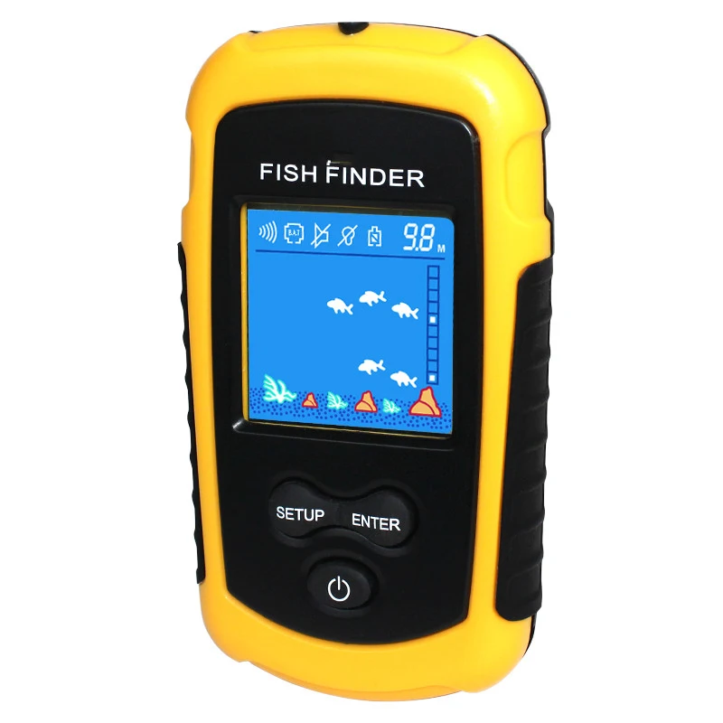 Морской gps рыболовные приманки эхолот Рыбалка искатель Дисплей сигнализации 100 м