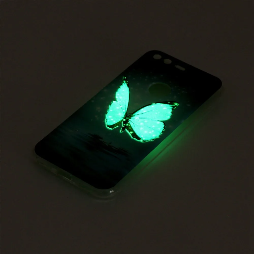 SATURCASE красивый люминесцентный ультра тонкий мягкий Силиконовый ТПУ защитный