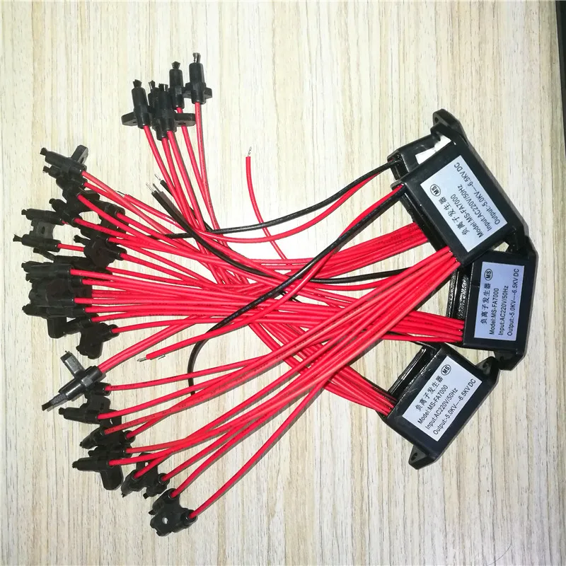 Отрицательный генератор, переменный ток, 220 В, OUTPUT-6KV, постоянный ток, ионизатор, Плотность 60 мелионов, шт/см3, для воздухоочистителя, очиститель, сделай сам