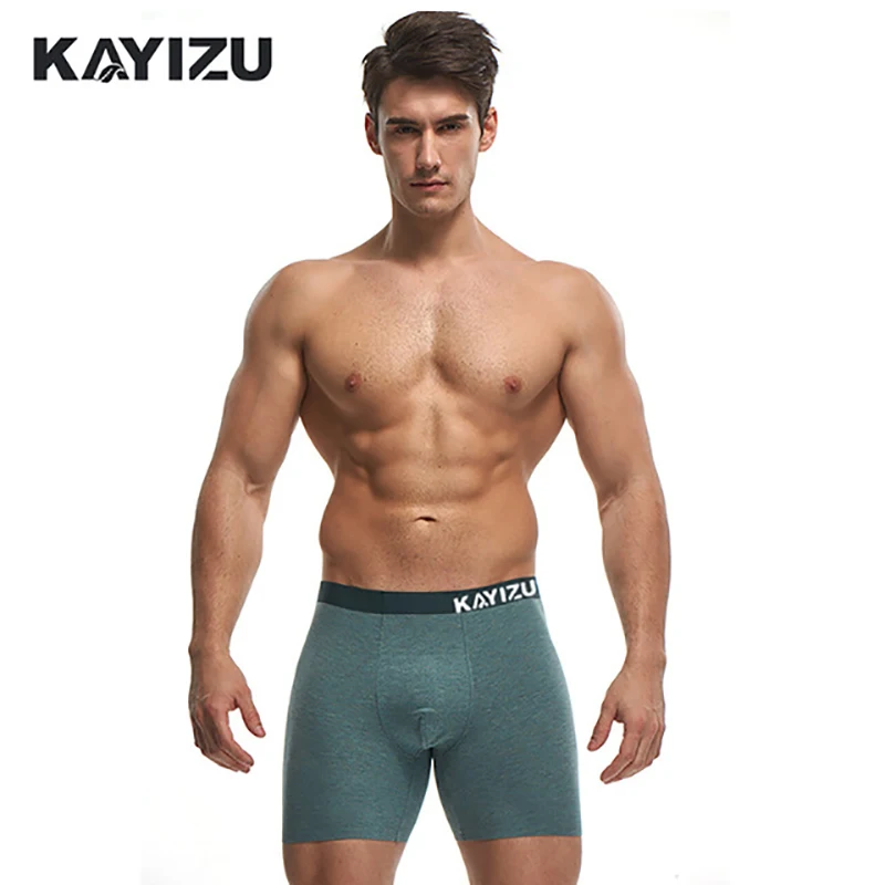 KAYIZU, мужское нижнее белье, Классические боксеры, сексуальное мужское нижнее белье, бесшовные мужские боксеры, шорты, Cuecas Masculina Lenceria Hombre