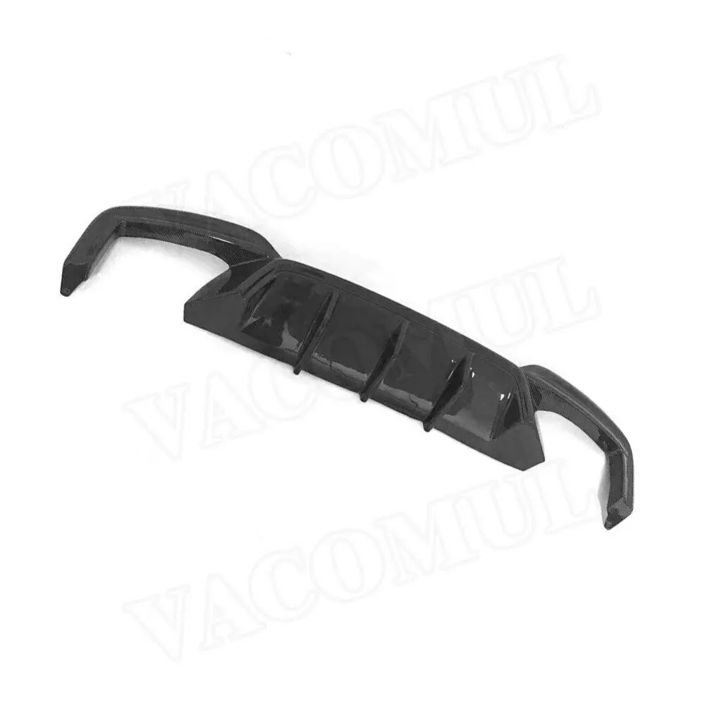 Углеродное волокно задний диффузор черная отделка бампер наборы для BMW F06 F12 F13