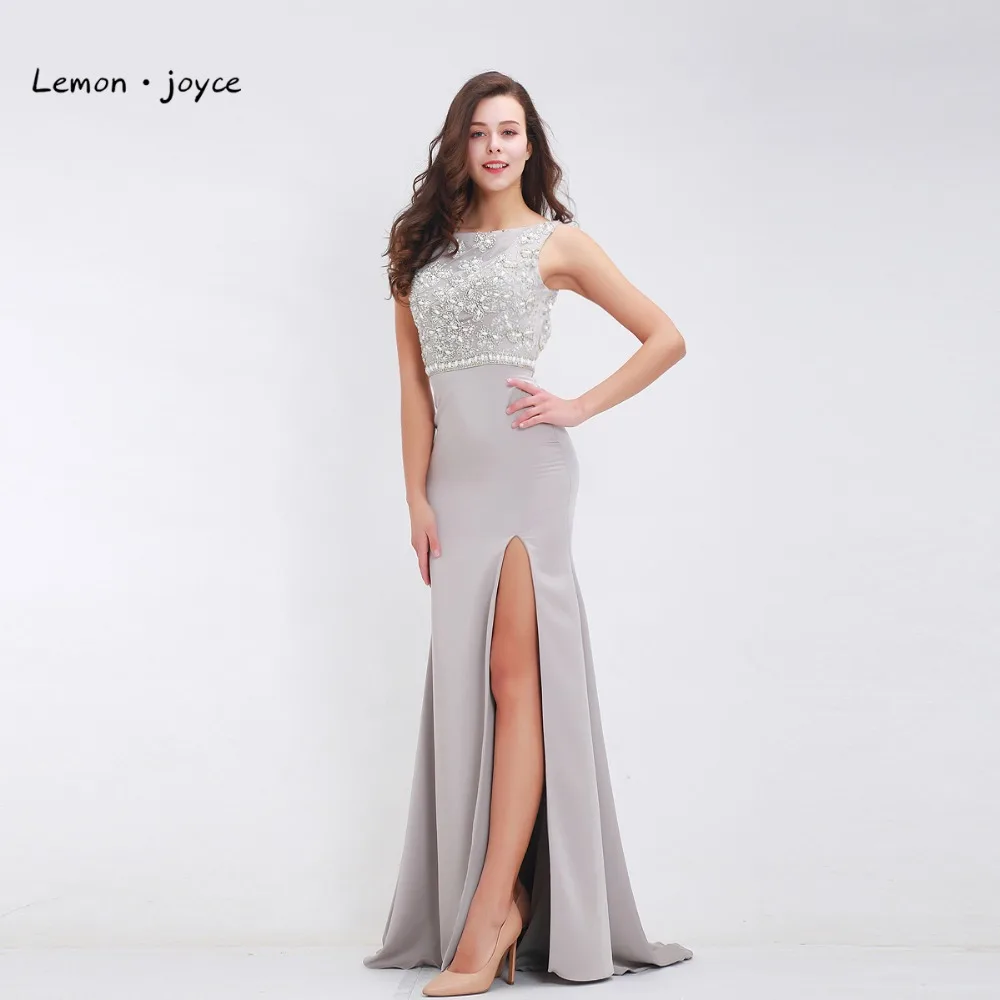 Женское вечернее платье в пол Lemon joyce длинное формальное с высоким разрезом и