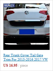 Задняя Крышка багажника отделка задних фонарей для VW GOLF 7 хэтчбек 2013- хромированная задняя дверь загрузки гарнир стильный молдинг стикер