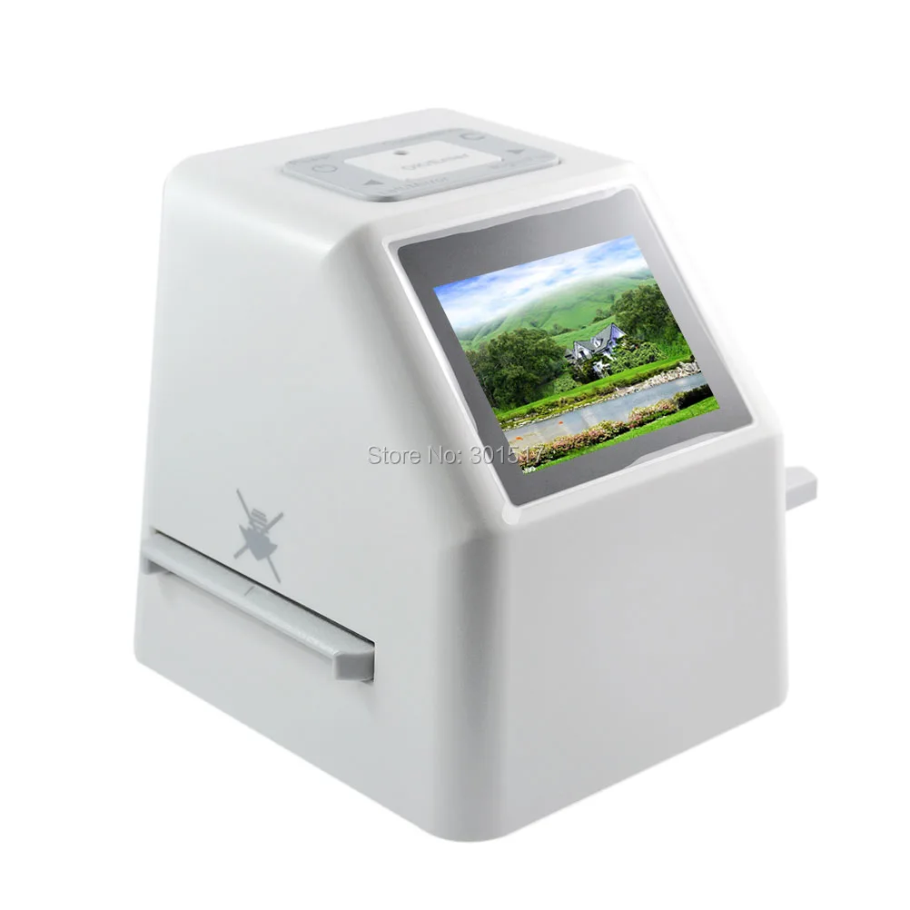 High Resolution 14.0 Mega Pixels Film Potable Scanner Photo 2.36&quot TFT Screen Convert Slides to Digital US EU AU Plug | Компьютеры и