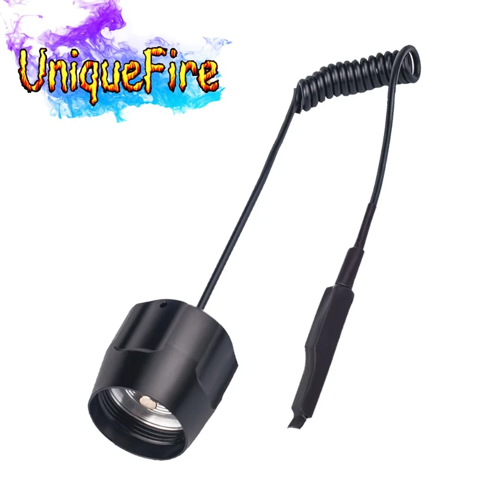 UniqueFire черный дистанционный пресс-светильник задний переключатель двойная