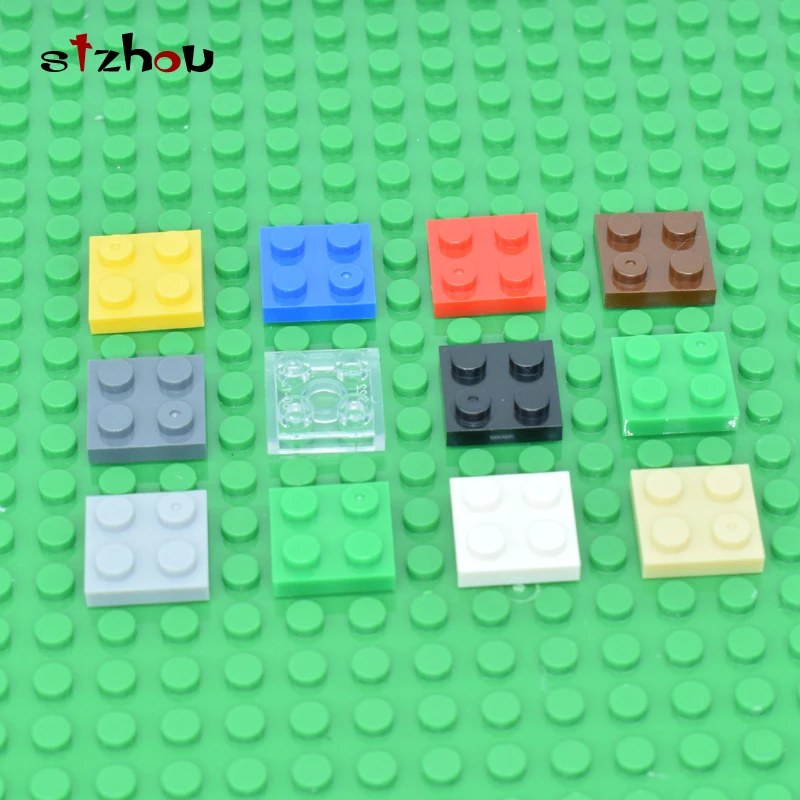 Строительные Игрушки для раннего обучения пластиковые блоки 2x2 короткие части