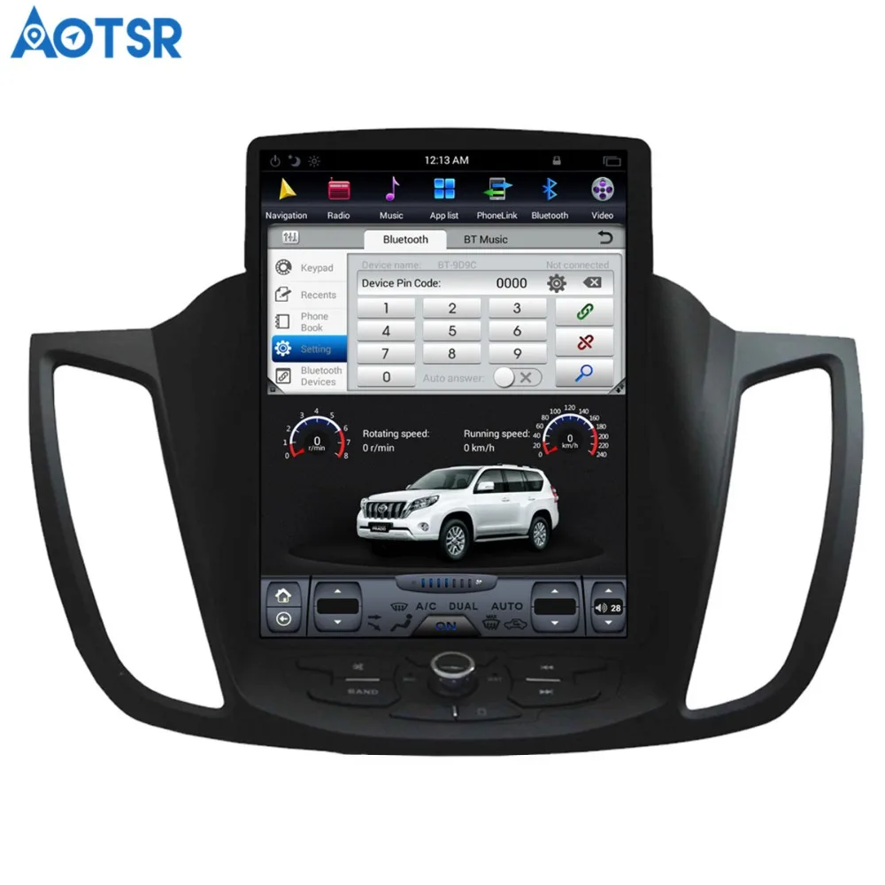 Автомобильный стереопроигрыватель Aotsr Android 6 0 Тесла без DVD-плеера GPS-навигация для