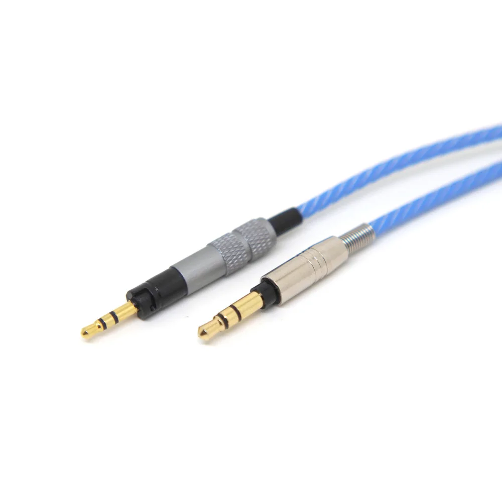 Обновленный кабель для Sennheiser Impulse 2 0 посеребренный Встроенный микрофон удаленный
