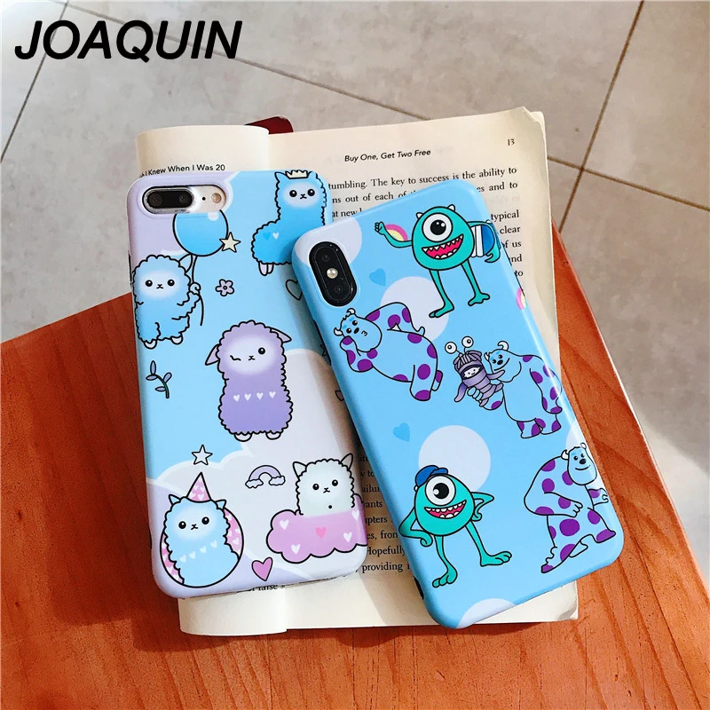 Мультфильм Монстры sulley Университет для iPhone X 6 S 7 8 Plus ягненка мягкий силиконовый imd