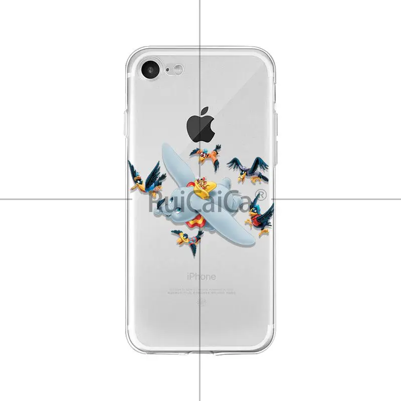Ruicaica Cartoon cute Dumbo Original Phone case cover for Apple iPhone 8 7 6 6S Plus X XS max 5 5S SE XR Cover | Мобильные телефоны