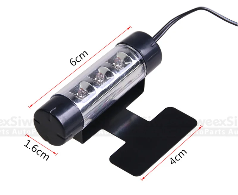 4*3 LED 12V DC car Auto Charge Interior Floor Atmosphere Lights 780 Decoration Lamp Blue Universal | Автомобили и мотоциклы