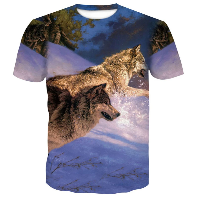 Футболка мужская с коротким рукавом 3D принтом летняя | Мужская одежда