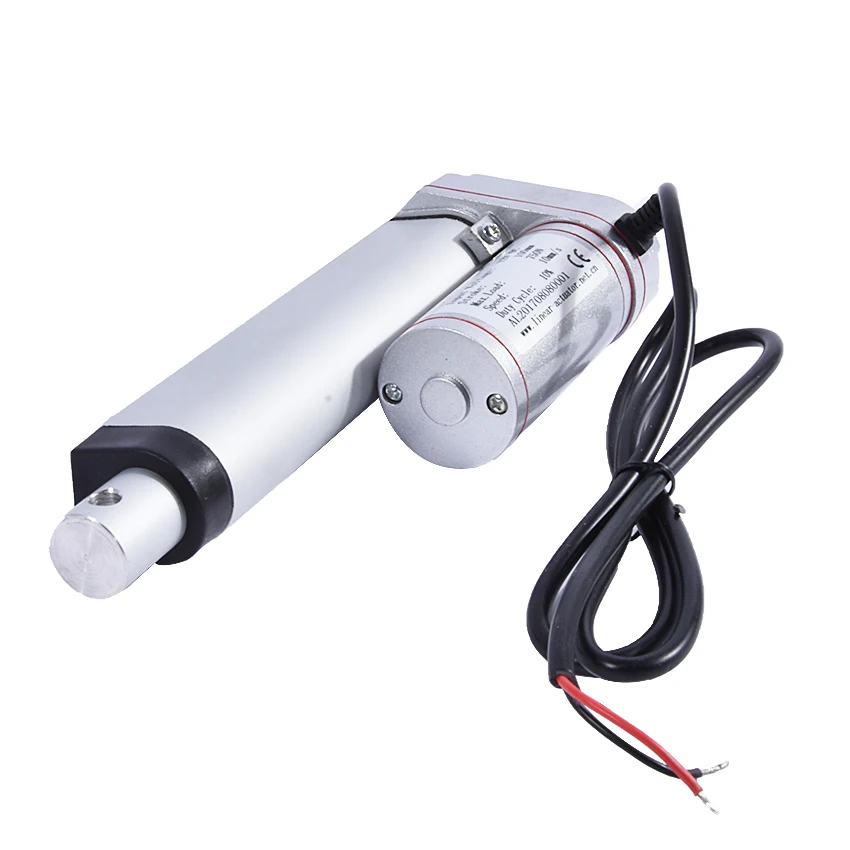 1 шт 12 в 10 мм/сек. = 0 4 inch/s скорость 100 мм 750N 75 кг 165LBS подъема 100mm дюйма хода DC
