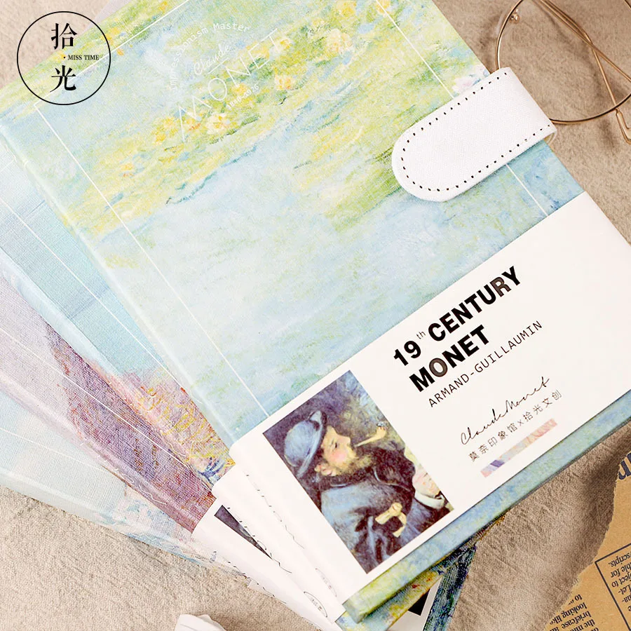 CXZY A5 Ван Гог записная книжка бумажная сетка пустая bullet journal sketchbook travel planner diary filofax