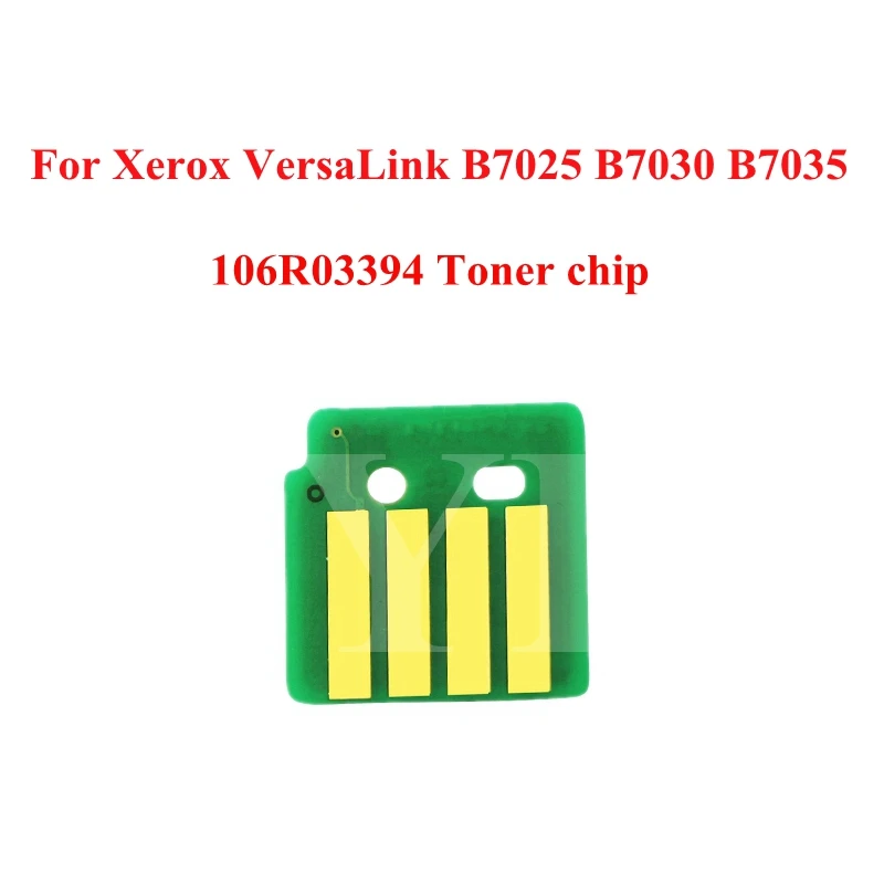 Toner chip 106R03394 20X Совместимость 106R03396 106R03394 B7025 Перезагрузка чипа картриджа для принтера Xerox VersaLink 7025 B7030 B7035 B 7030 7035 тонер чип - Цвет: Toner chip 106R03394