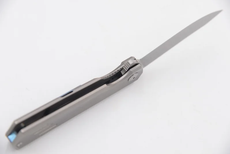 Складной карманный нож JUFULE Qwaiken M390 из титановой керамики с шарикоподшипником и