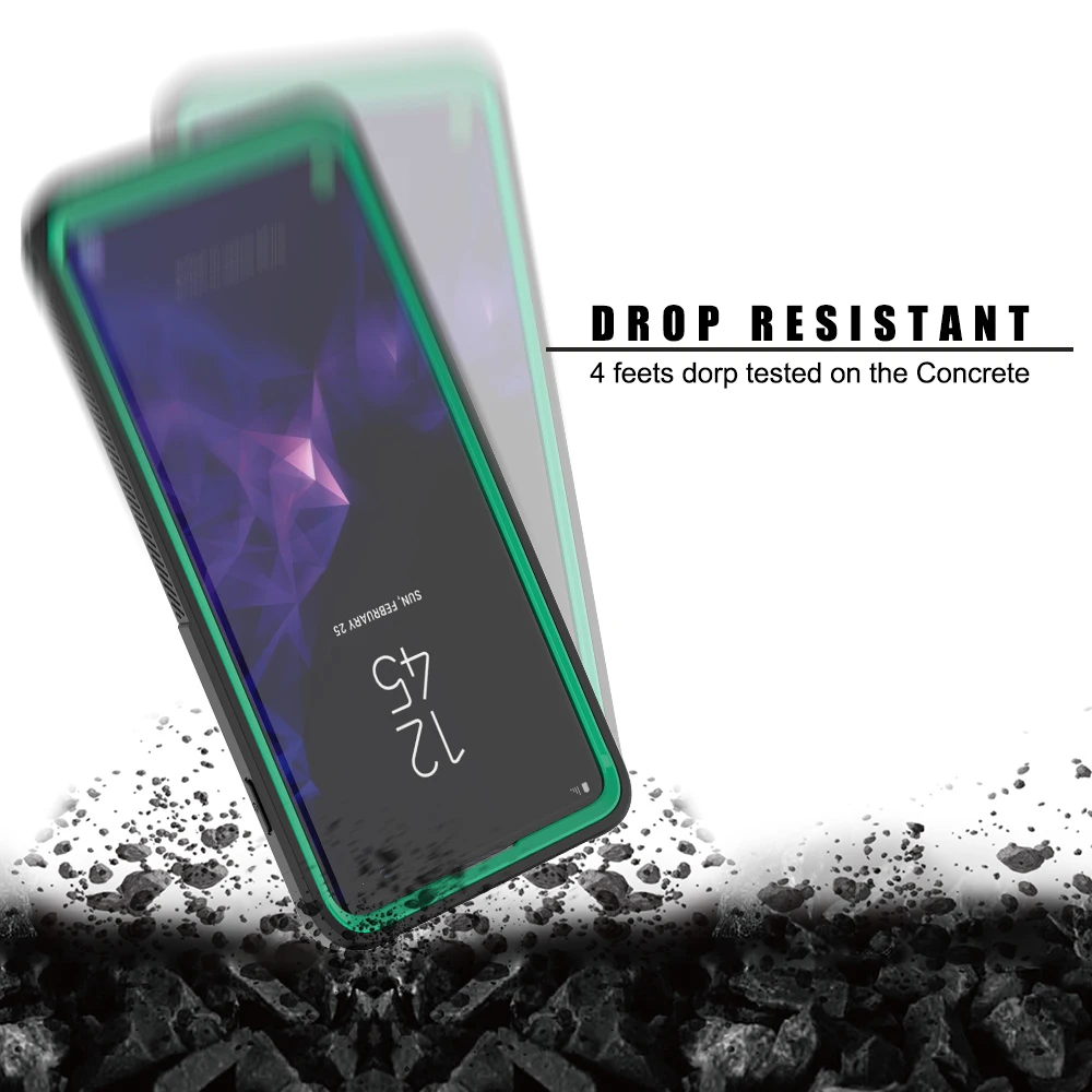 for Samsung Galaxy S10 Plus S10E Rugged Clear Case Full-Body Hybrid Bumper Cover Support Wireless Charging | Мобильные телефоны и