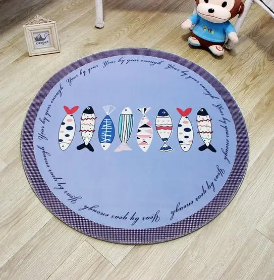 3D земля круглый коврик 60/80/100/120/160 см alfombras Dormitorio ковер гостиная Дир коврики поворотный сиденья для стульев tapis Шамбре - Цвет: 08