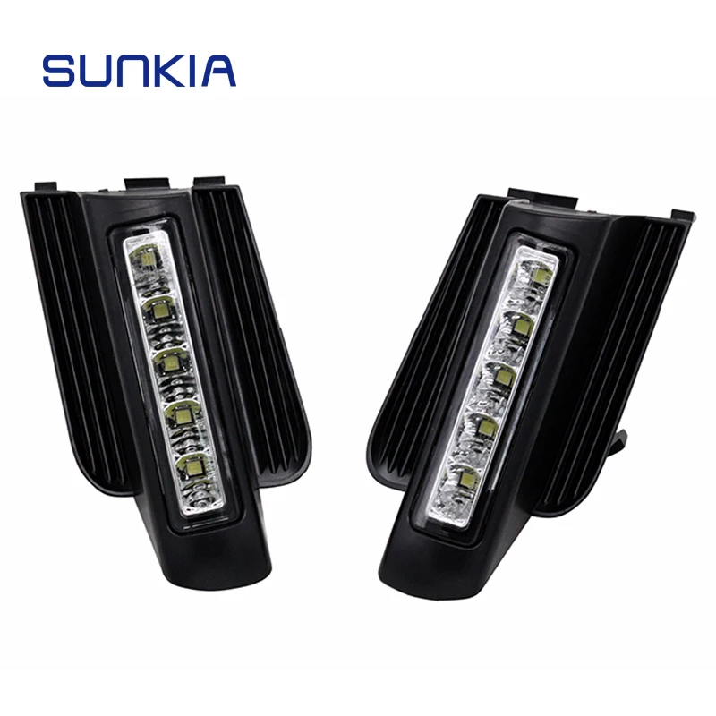 SUNKIA 2 шт./компл. DRL Светодиодный дневной светильник для Toyota Prado 120 LC120 GRJ120 Land Cruiser 2003 ~