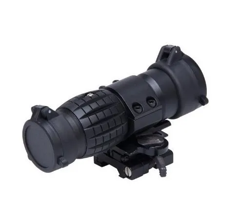 Охотничий Тактический 3X лупа прицел с откидывающейся на сторону креплением для 20