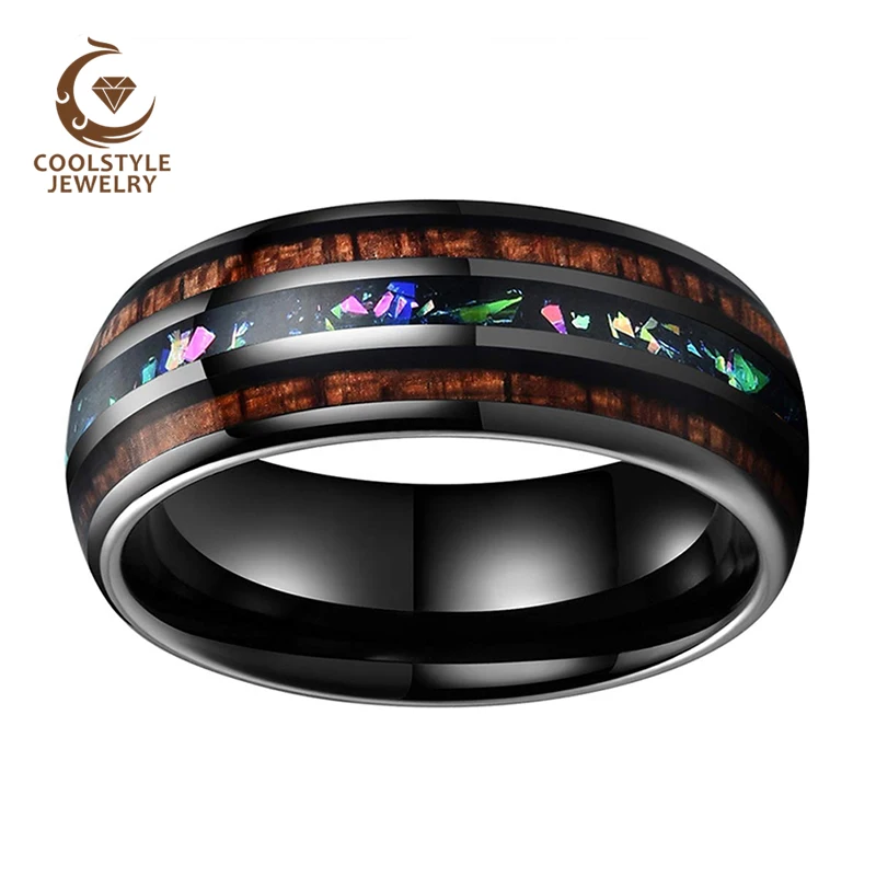 Обручальное кольцо из карбида вольфрама 8 мм для мужчин и женщин|wedding bands for men|wedding