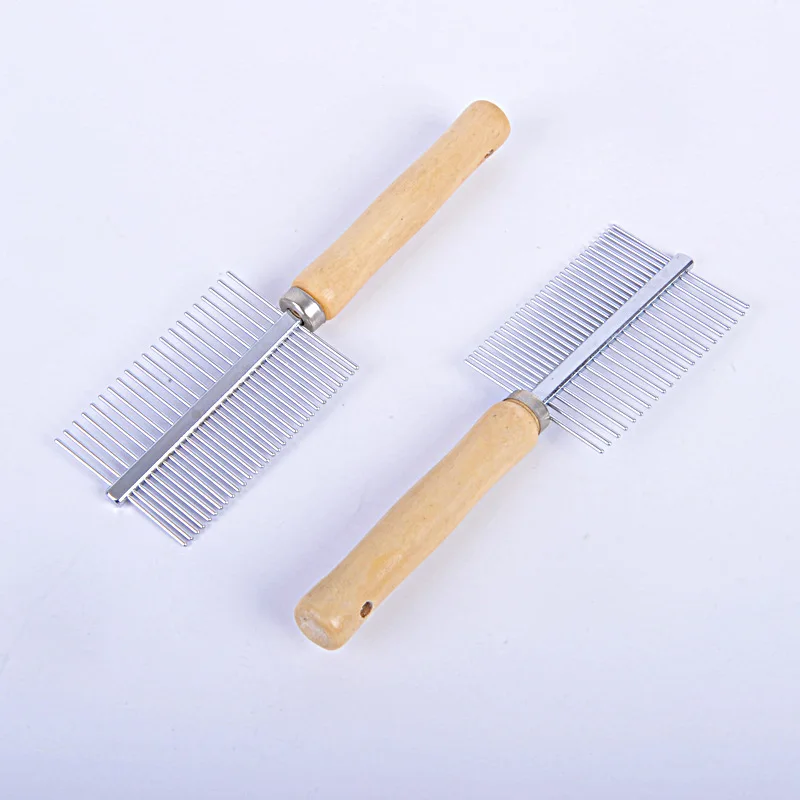 Comb-sim007 гребень для домашних животных с деревянной ручкой | Дом и сад