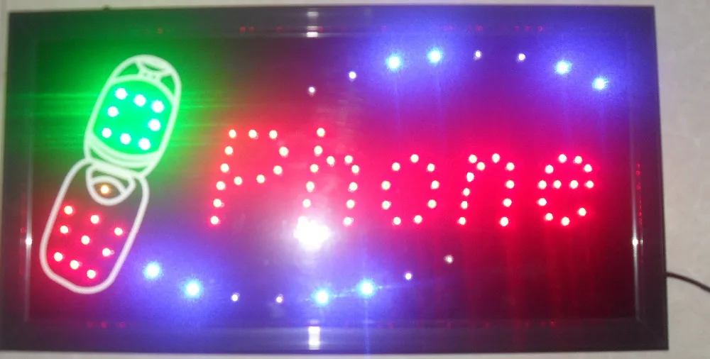 Светодиодная вывеска CHENXI для ремонта телефонов с анимированным движением 10 х19