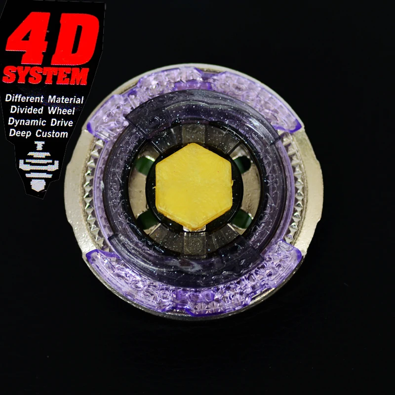4D Beyblades металлические игрушечные спиннинговые топы пусковая установка Gyro Scythe Kronos
