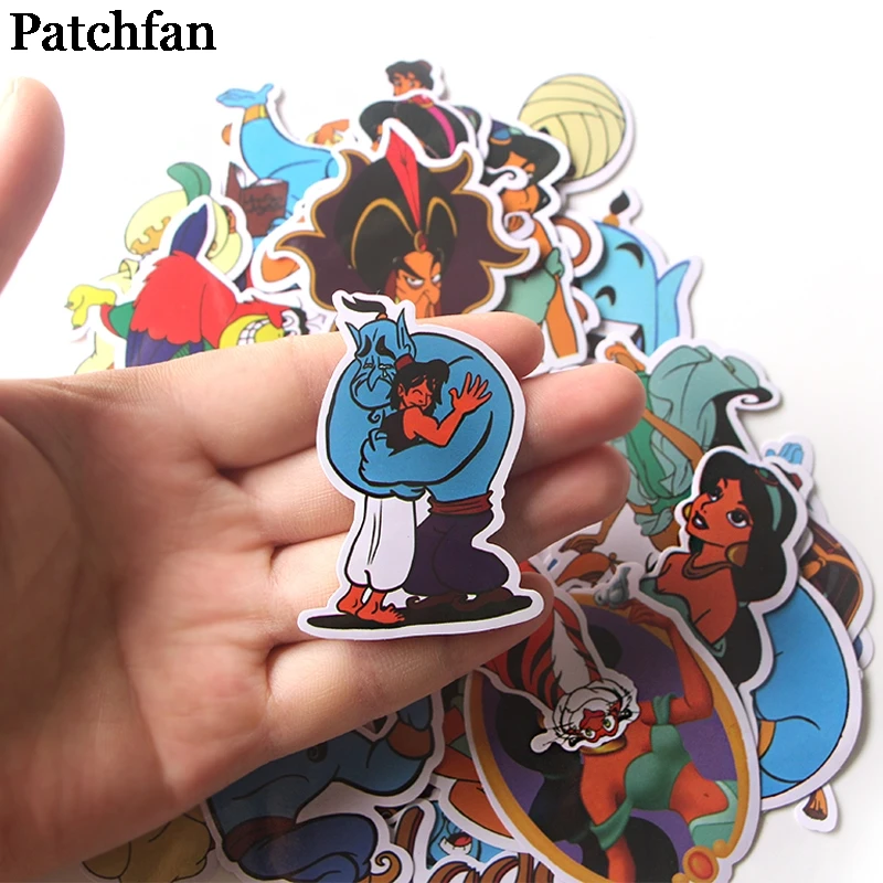 Patchfan 39 шт. Аладдин и волшебная лампа наклейки s пакет для ноутбука украшения дома наклейки DIY Скрапбукинг наклейки в альбом A2133
