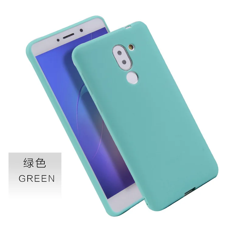 Silicone phone case for huawei honor6X cover candy color soft tpu capa honor 6X matte coque |