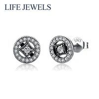 authentic 100 925 sterling silver austria zircon earrings l women luxury sterling silver valentines day jewelry gift 18124